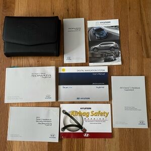 Owner Manual 2013 Hyundai Sonata Hybrid